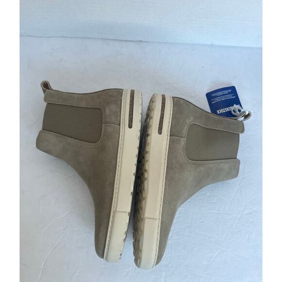NWT Birkenstock Bend Chelsea Taupe Suede Leather PullOn Comfort Sneaker Boots 10 - Picture 6 of 10